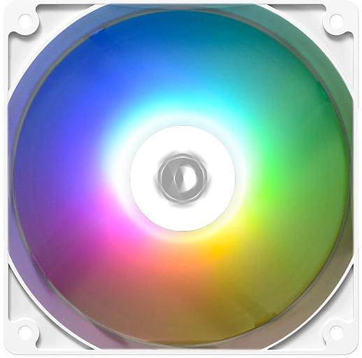 Вентилятор для корпуса ID-COOLING 120x120mm 4pin PWM white (XF-120-ARGB-W) фото 1