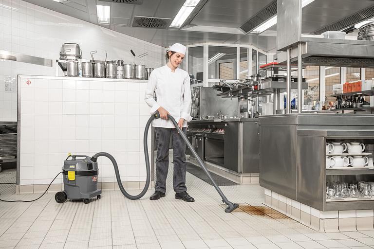 Строительный пылесос Karcher NT 22/1 Ap Te 1300Вт (уборка: сухая/влажная) серый фото 4