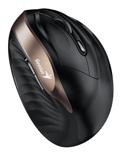 Мышь беспроводная вертикальная Genius Ergo 8250S Black vertical (2400dpi, USB) (31030031400) фото 2