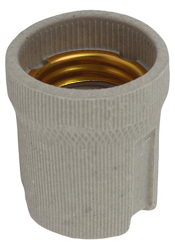 Патрон Е27 подвесной, керамика, белый (x50) (50/400/5600) ЭРА Б0043694 фото 1