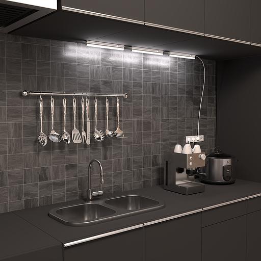 Светильник светодиодный линейный накладной ДПО 5 Вт 400 Лм 6500К IP20 300х22х33 мм TL Elementary Gauss Gauss TL002 фото 6