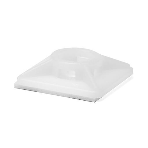 Монтажная база двойная самоклеящаяся 19x19 (спец.состав), белая для хомутов шириной до 3,6мм DKC 25467SR3MV фото 1