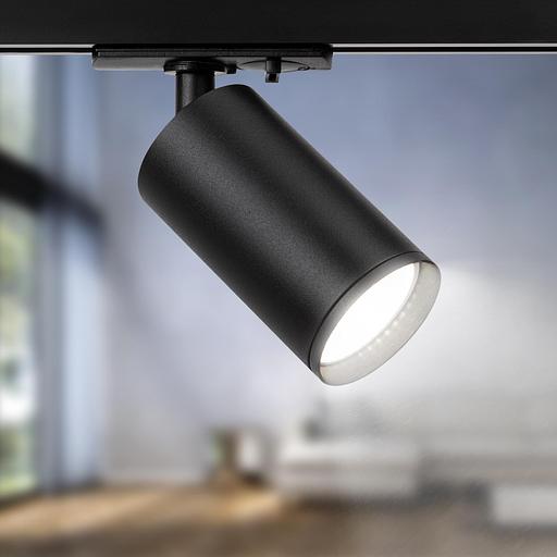 Трековый светильник однофазный TR39-GU10 BK MR16 черный лампа MR16 ( в комплект не входит) ЭРА Б0053310 фото 2