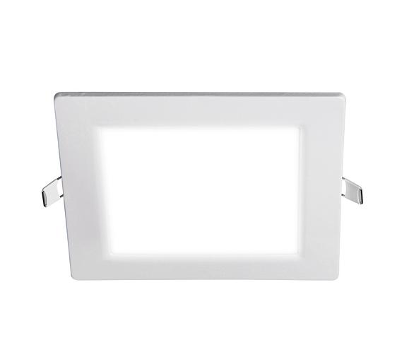 Светильник светодиодный ДВО-9w 6500K 600 Лм IP40 WH 145мм встраиваемый квадрат JazzWay 5008281A фото 2