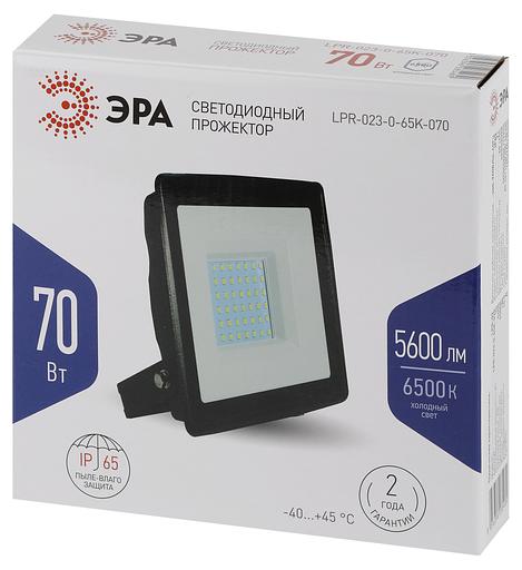 Прожектор светодиодный уличный LPR-023-0-65K-070 70Вт 6500K 5600Лм 165х160х35 ЭРА Б0052025 фото 2