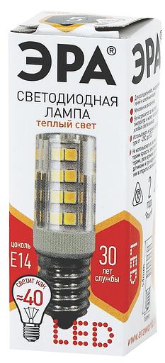 Лампа светодиодная LED 5Вт Т25 2700К Е14 теплый капсула ЭРА Б0033030 фото 1