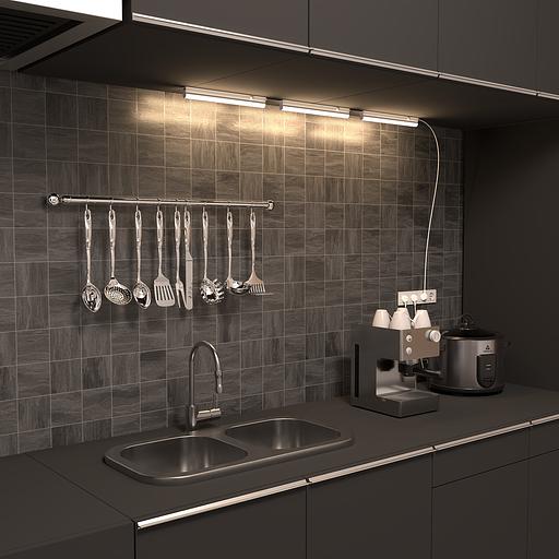 Светильник светодиодный линейный накладной ДПО 5 Вт 400 Лм 4000К IP20 300х22х33 мм TL Elementary Gauss Gauss TL001 фото 6