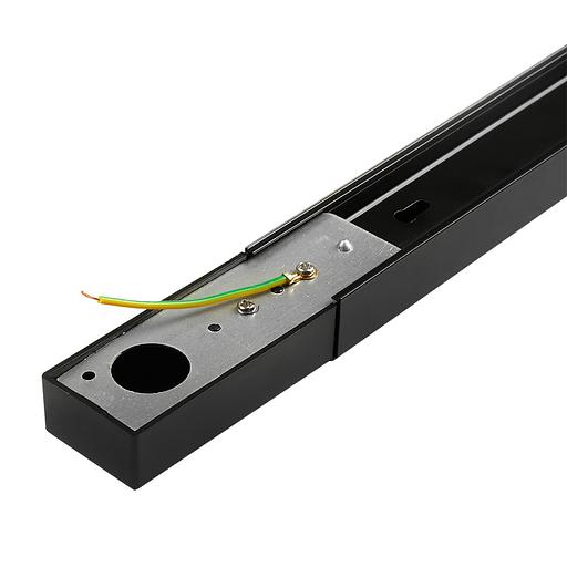 Шинопровод чёрный 1м PTR 1M-BL с токоподводом и заглушкой Jazzway JazzWay 5026322 фото 4