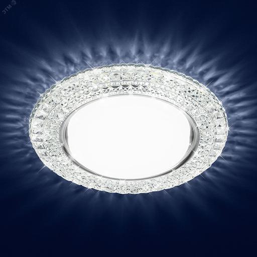 DK LD26 SL/WH Точечные светильники декор cо светодиодной подсветкой Gx53, прозрачный ЭРА Б0029638 фото 6