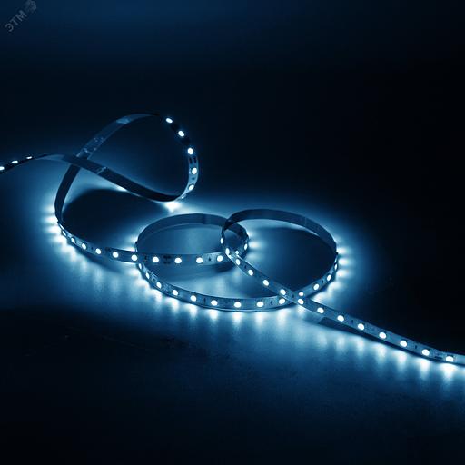 Лента светодиодная LED 5050/60-SMD 14,4 Вт/м 510 Лм/м 6000К холодный IP20 12 В DC 8 мм (катушка 5 м ZIP bag) Elementary Gauss Gauss 355000314 фото 2