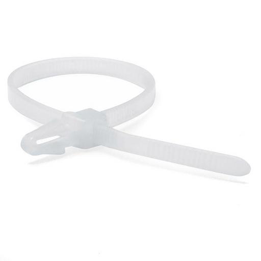 Хомут P6.6 с монтажным основанием под отверстие 4,5мм, белый 3,6x150 DKC 252155SR-M фото 1