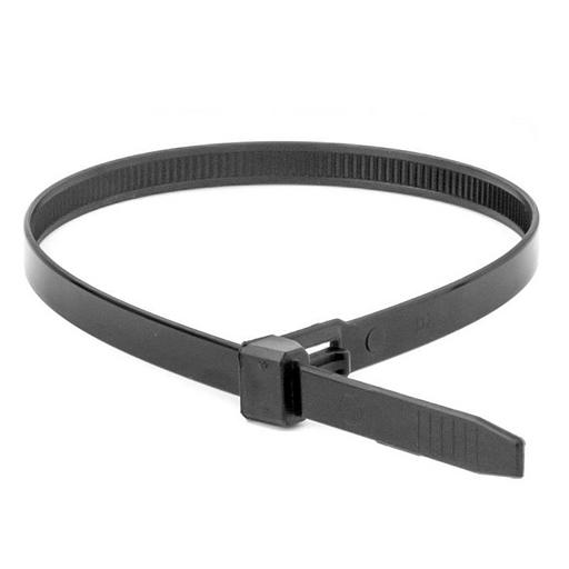 Хомут P6.6 многоразовый, черный 7,6x200 DKC 25350SR фото 1