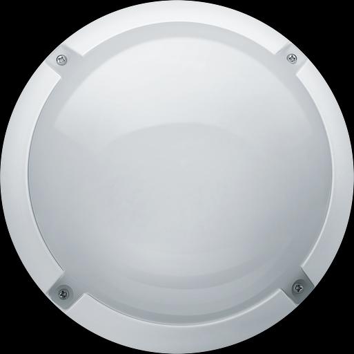 Светильник светодиодный ДБП-8w 4000К 700Лм IP65 круглый пластиковый белый Navigator Group 20985 фото 1