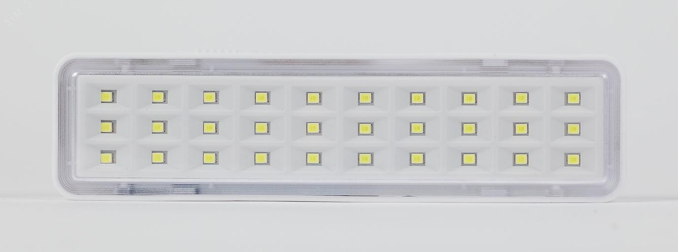 Светильник светодиодный аварийный непостоянный DBA-101-0-20 30LED 5ч IP20 (40/3360) ЭРА Б0044394 фото 2