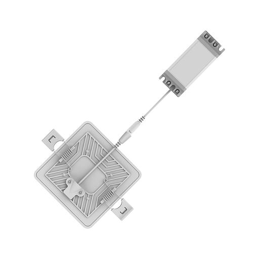 Светильник светодиодный встраиваемый ДВО 9 Вт 900 Лм 4000К квадрат IP20 LED 90х90 мм 220-240 В Frameless Gauss Gauss 968511209 фото 1