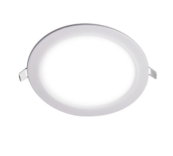 Светильник светодиодный ДВО-12w 6500K 800 Лм IP40 WH d170мм встраиваемый круг JazzWay 5008564A фото 2