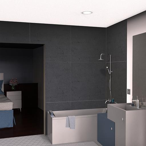 Светильник светодиодный встраиваемый ДВО-5,5 Вт 450 Лм 4000K круг IP54 90х44 мм 210-240 В белый LED Downlight Elementary Gauss Gauss 999420205 фото 6