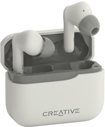 Гарнитура вкладыши Creative Zen Air Plus бежевый беспроводные bluetooth в ушной раковине (51EF1100AA000) фото 4