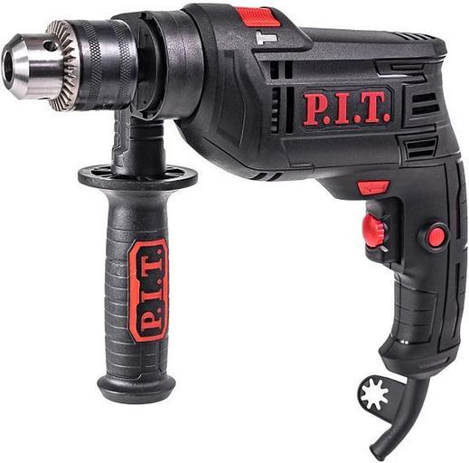 Дрель ударная P.I.T. PSB13-C6 650Вт быстросъемный реверс фото 1
