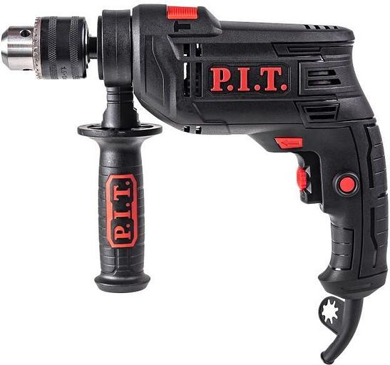 Дрель ударная P.I.T. PSB13-C6 650Вт быстросъемный реверс фото 2