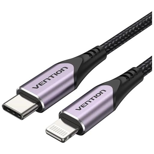 Кабель Vention USB 2.0 CM/Lightning 8M для iPad/iPhone - 1м. Фиолетовый Vention TACVF фото 1