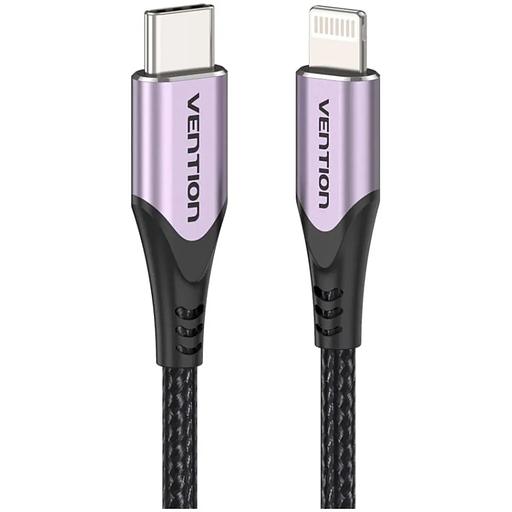 Кабель Vention USB 2.0 CM/Lightning 8M для iPad/iPhone - 1м. Фиолетовый Vention TACVF фото 3