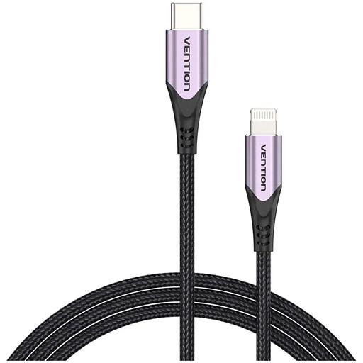 Кабель Vention USB 2.0 CM/Lightning 8M для iPad/iPhone - 1м. Фиолетовый Vention TACVF фото 4