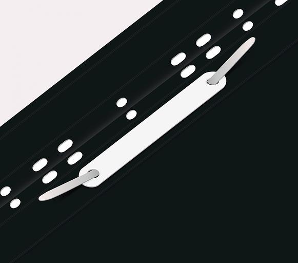 Папка-скоросшиватель Бюрократ PS-P20BLCK A4 прозрач.верх.лист боков.перф. пластик черный фото 6