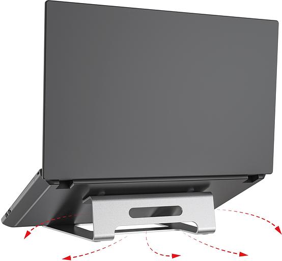 Подставка Cactus CS-NB-AL серебристый фото 5