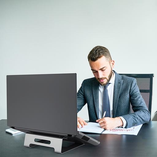 Подставка Cactus CS-NB-AL серебристый фото 7