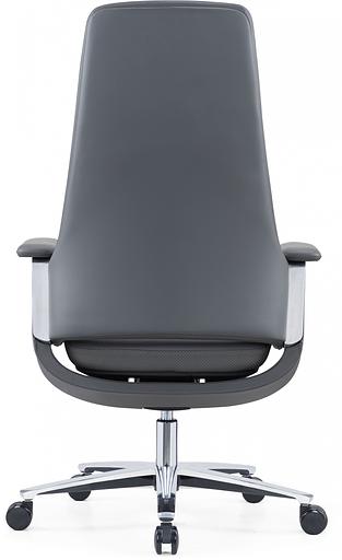 Кресло руководителя Cactus CS-LBK-KYOTO кожа крестов. алюминий фото 4