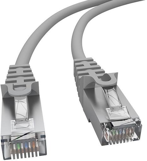 Патч-корд NTSS NTSS-PC-FTP-RJ45-5e-3.0-LSZH-GY NTSS-PC-FTP-RJ45-5E-3.0-LSZH-G FTP RJ-45 вил.-вилка RJ-45 кат.5E 3м серый LSZH (уп.:1шт) 26AWG фото 3