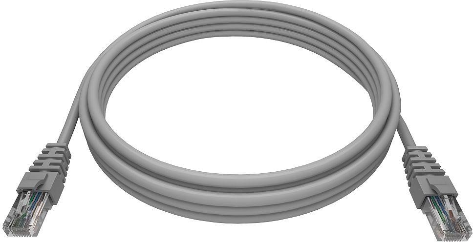 Патч-корд NTSS NTSS-PC-UTP-RJ45-6-0.5-LSZH-GY NTSS-PC-UTP-RJ45-6-0.5-LSZH-G UTP RJ-45 вил.-вилка RJ-45 кат.6 0.5м серый LSZH (уп.:1шт) 24AWG фото 1