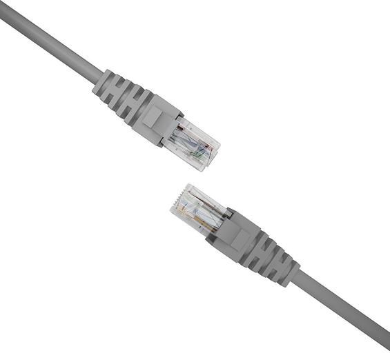 Патч-корд NTSS NTSS-PC-UTP-RJ45-6-3.0-LSZH-GY NTSS-PC-UTP-RJ45-6-3.0-LSZH-G UTP RJ-45 вил.-вилка RJ-45 кат.6 3м серый LSZH (уп.:1шт) 24AWG фото 2