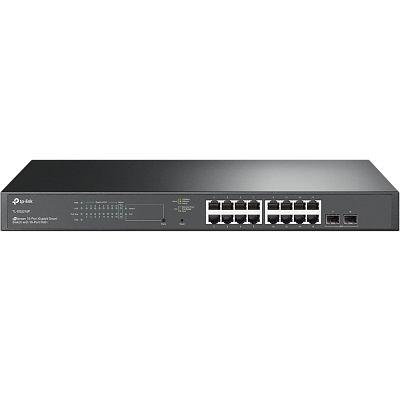 TP-Link SG2218P Коммутатор JetStream Smart с 16 гигабитными портами PoE+ и 2 гигабитными портами SFP фото 1