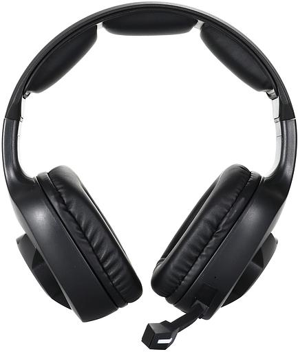 Наушники с микрофоном Оклик HS-L575G черный 1.5м мониторные BT оголовье (1895253) фото 5