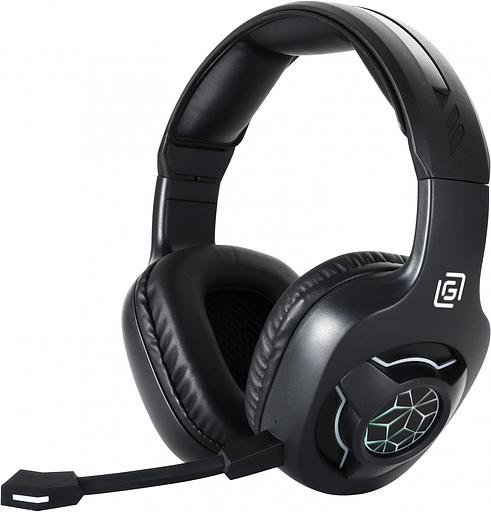 Наушники с микрофоном Оклик HS-L575G черный 1.5м мониторные BT оголовье (1895253) фото 6