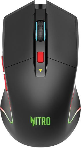 Мышь Acer Nitro OMR304 черный оптическая (3200dpi) беспроводная BT/Radio USB (6but) фото 1