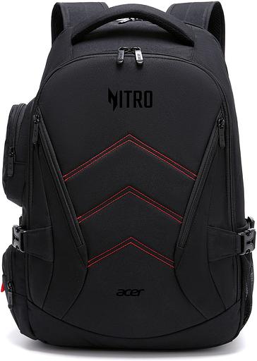 Рюкзак для ноутбука 15.6" Acer Nitro OBG313 черный/красный полиэстер (ZL.BAGEE.00G) фото 1