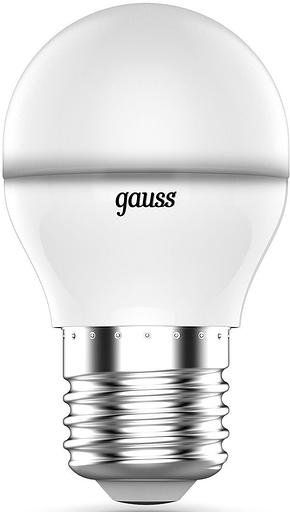 Лампа светодиодная Gauss 105102406 6Вт цок.:G45 шар 175B св.свеч.RGB (упак.:1шт) фото 2