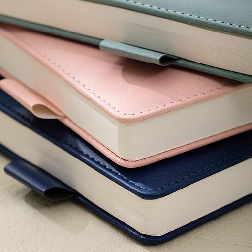 Блокнот Deli LINFINI EN158L A5 210х143мм искусст. кожа 144л линейка твердая обложка ассорти ассорти:син/роз/зел фото 4