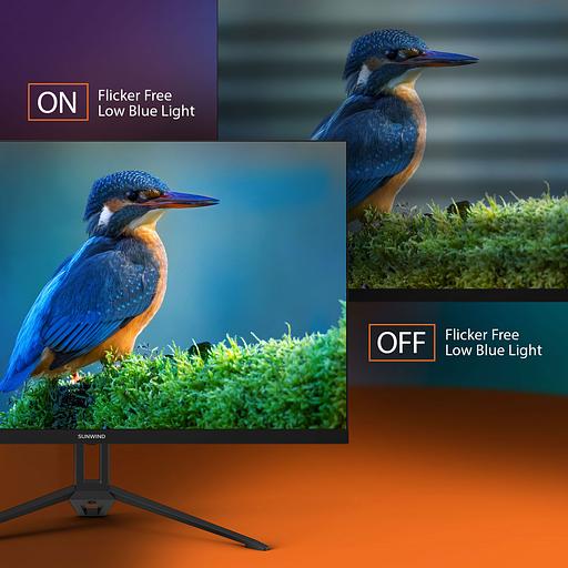 Монитор SunWind 27" SUN-M27BA107 черный IPS 3ms 16:9 HDMI матовая 300cd 178гр/178гр 1920x1080 165Hz G-Sync DP FHD 4.2кг фото 4