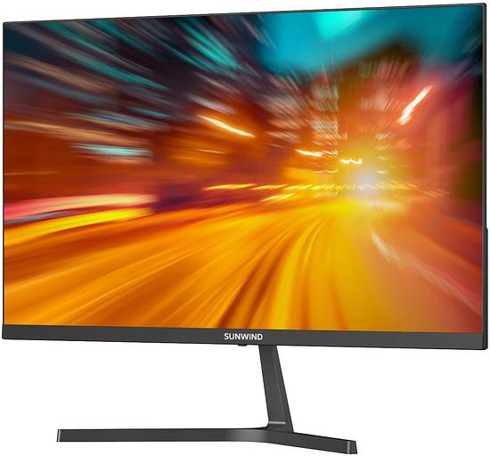 Монитор SunWind 27" SM-27QI201 черный IPS LED 5ms 16:9 HDMI M/M матовая 300cd 178гр/178гр 2560x1440 75Hz G-Sync DP 2K 4.3кг фото 2