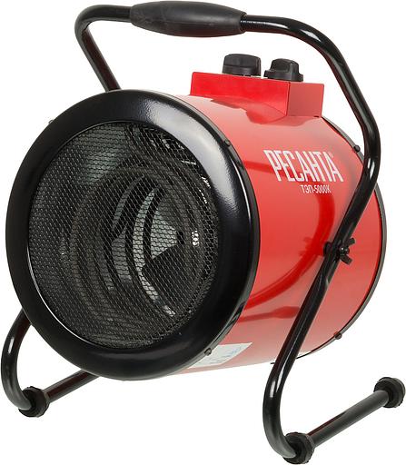 Тепловая пушка электрическая Ресанта ТЭП-5000К 5000Вт красный фото 1