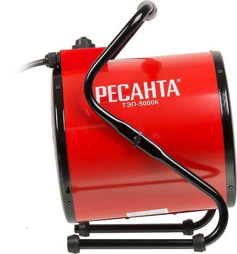 Тепловая пушка электрическая Ресанта ТЭП-5000К 5000Вт красный фото 3