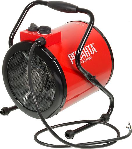 Тепловая пушка электрическая Ресанта ТЭП-5000К 5000Вт красный фото 4