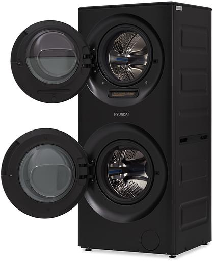 Стиральная машина Hyundai Gemini WMD9423 класс: A+++ загр.фронтальная макс.:15кг (с сушкой) темно-серебристый фото 5