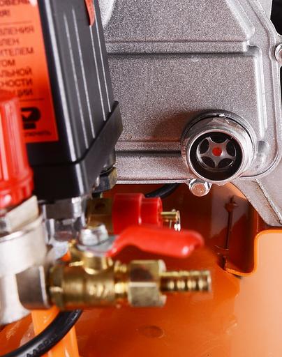 Компрессор поршневой Вихрь КМП-24/230АМ масляный 230л/мин 24л 1600Вт оранжевый фото 10