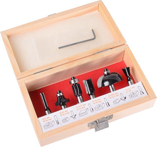 Набор фрез по дер. Вихрь 73/10/6/20 d(посад.)=8мм (фрезеры) (упак.:6шт) фото 2