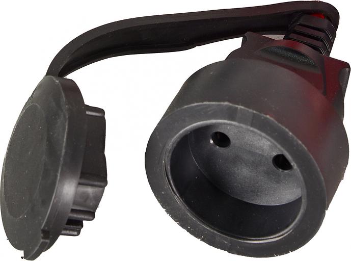 Удлинитель силовой Ресанта СУ-2х1-20/1 (IP44) (61/118/2) 2x1.0кв.мм 4розет. 40м ПВС катушка серый фото 4